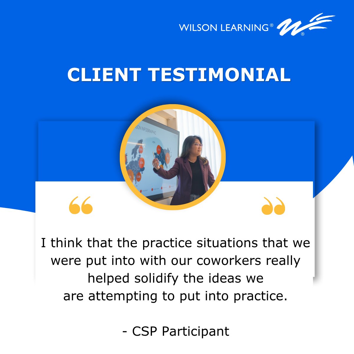 WilsonLearning's tweet image. Real behavior change happens when learning goes beyond theory.
#learninganddevelopment #traininganddevelopment #salestraining #salesdevelopment #saleschallenges #sales