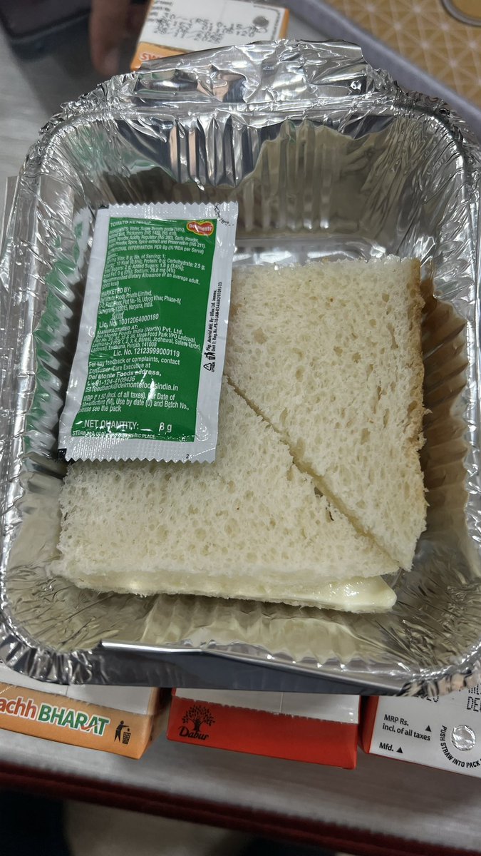 ragstho_24's tweet photo. @JaslokHospital_ @Jaslok_Hospital Just paid ₹50 for two slices of bread hugging a lonely cheese slice at Jaslok hospital. 
No butter, no grill, no veggies, no shame.
Basically, I paid for hope. 🥲🧀 #Sandwiched #InflationBites https://t.co/US19ySFovs