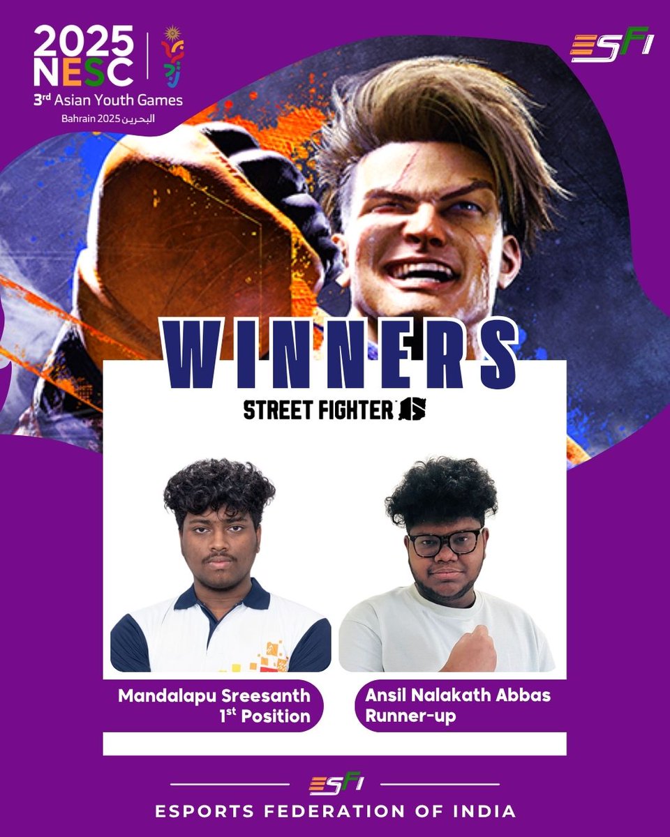 Esports Federation of India tweet media