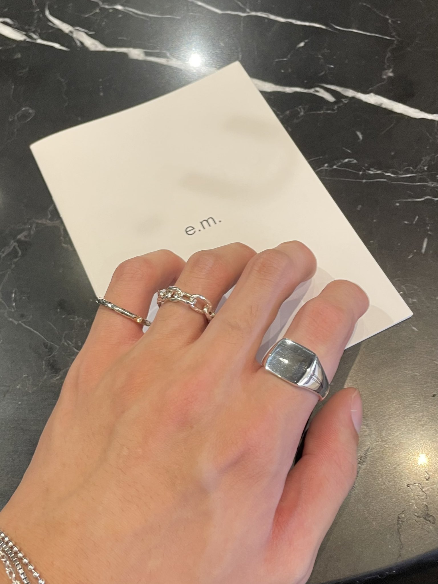 e.m. シルバーリング e.m. SHOP on X: 
