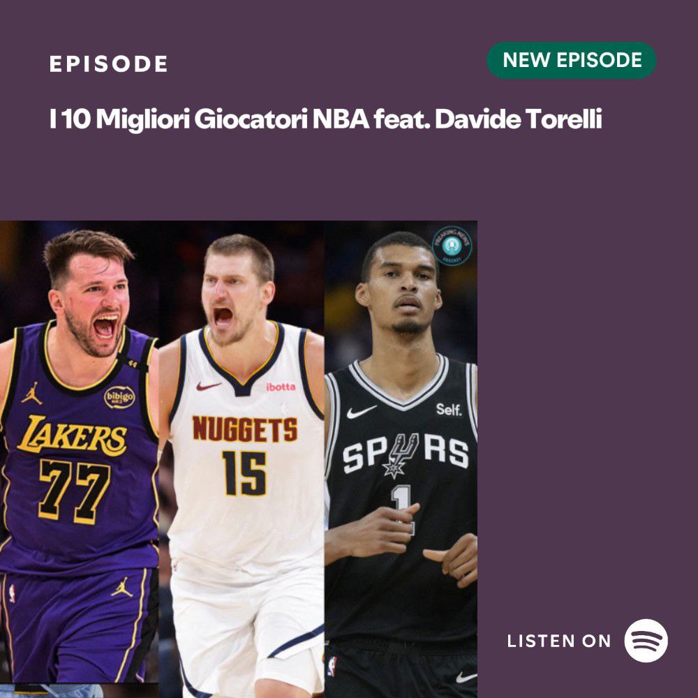 Con Luca e <a href="/AndreaBaiocco6/">Andrea Baiocco</a> di <a href="/4QuartiNba/">Quattro Quarti - L'NBA in 48 minuti</a> (che ringrazio per l'ospitalità) ci siamo divertiti un sacco a registrare questa puntata. C'è anche un mio rant ispirato su Petrucci 😛
Buon ascolto!

Link Spotify: open.spotify.com/episode/5TXBnP…

Link Youtbe: youtu.be/_bTjQAA6jhI?si…