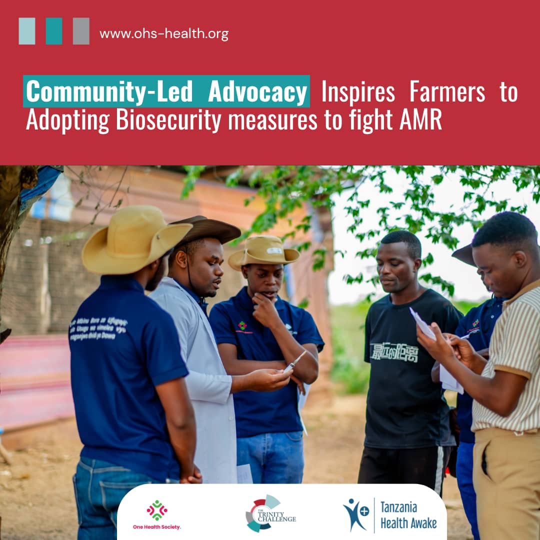 onehealth_tz's tweet photo. Antimicrobial resistance (AMR) remains a major challenge, especially in agriculture where antibiotic use is widespread due to limited awareness, education, and behavior change. 

With support from The Trinity Challenge @TrinityChall, we conducted community sensitization in Kibaha (Mnembela & Milelemoja), empowering livestock keepers with practical biosecurity measures, improved hygiene, IPC/WASH, and rational antibiotic use.

We distributed boots and gloves to support farm sanitation, and were impressed by farmers’ commitment to adopting these practices. Their efforts show that small changes in farming can lead to big impacts in reducing AMR, protecting animal health, food safety, and community.
