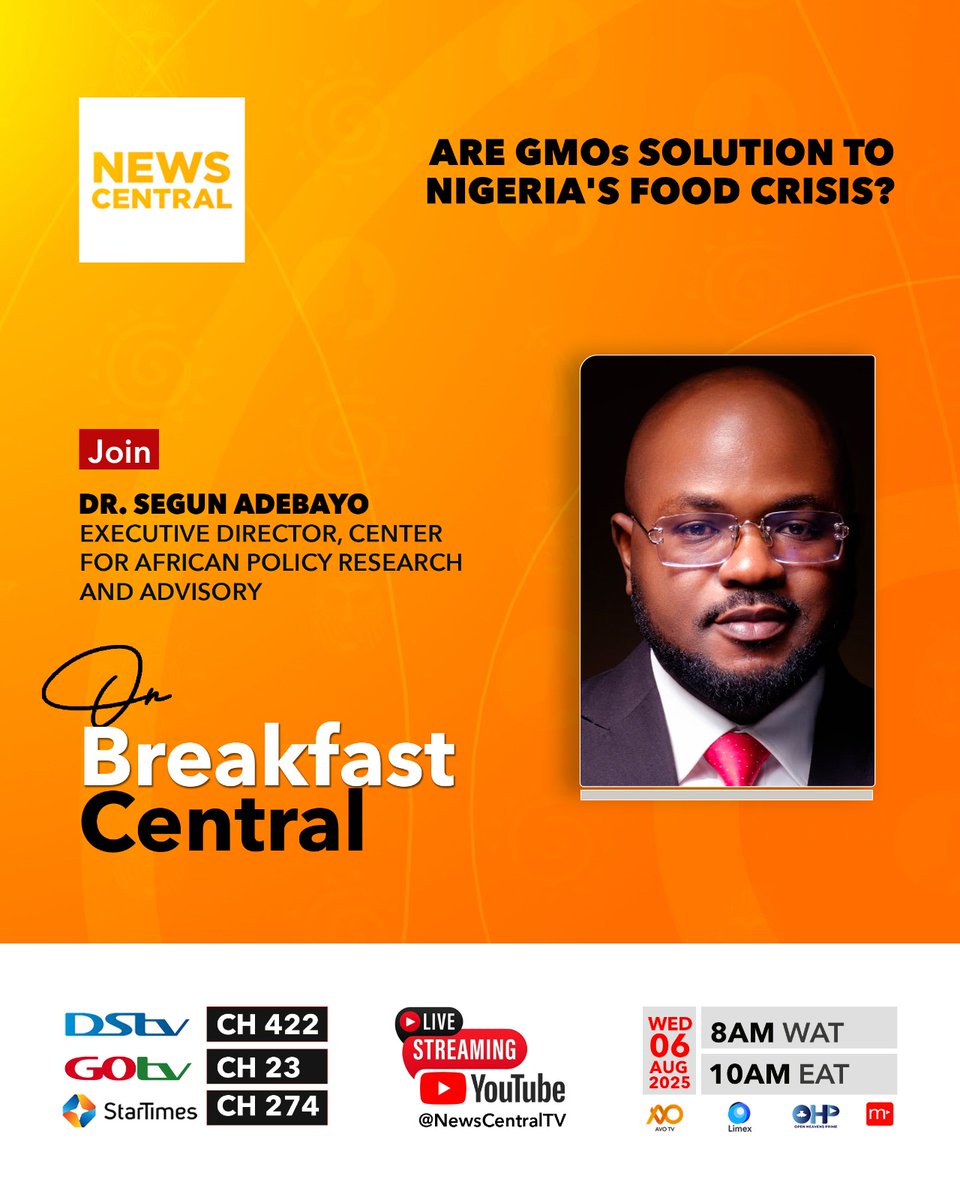 Going live from 8am this morning. Watch.
youtube.com/live/8BFIHC2JV…