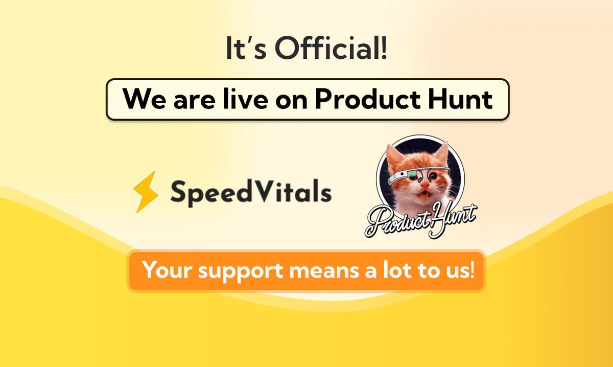 ⚡️ SpeedVitals RUM is now live on Product Hunt!

SpeedVitals RUM combines Real-User Performance Monitoring with Web Analytics. It helps ensure that your website loads lightning fast!

producthunt.com/products/speed…

Your support will mean a lot to us!
