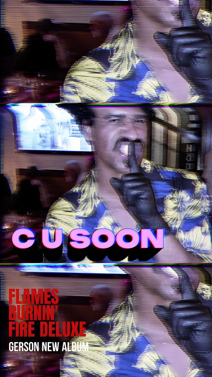 gersonofficiell's tweet image. Maybe this is a crazy trap, I’m gonna call my… crowd on the mainstage to sing along.
C U SOON is from my album FLAMES 🔥 Burnin' Fire Deluxe. 
Out everywhere. 

youtu.be/v-HBttMe2vM?fe…

#CUSoon #Flames #Gerson #ElectronicMusic #Music #NewMusic 
#PopMusic #Bangers #NewAlbum