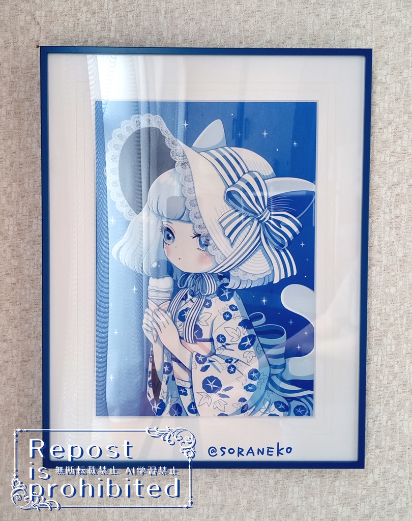 💙展示会のお知らせ💙

【CHIKAPPRT/青の余韻​】
💙開催日時： 2025年8月19日(火)～24日(日) 
💙9:30～17:30（金土のみ20:00）
​​💙 福岡市美術館/ギャラリーB·C·D (福岡県福岡市中央区)   
こちらの作品1点で参加します。暑い時期ですので気をつけて見に来て頂けると嬉しいです！

#CHIKAPPART
