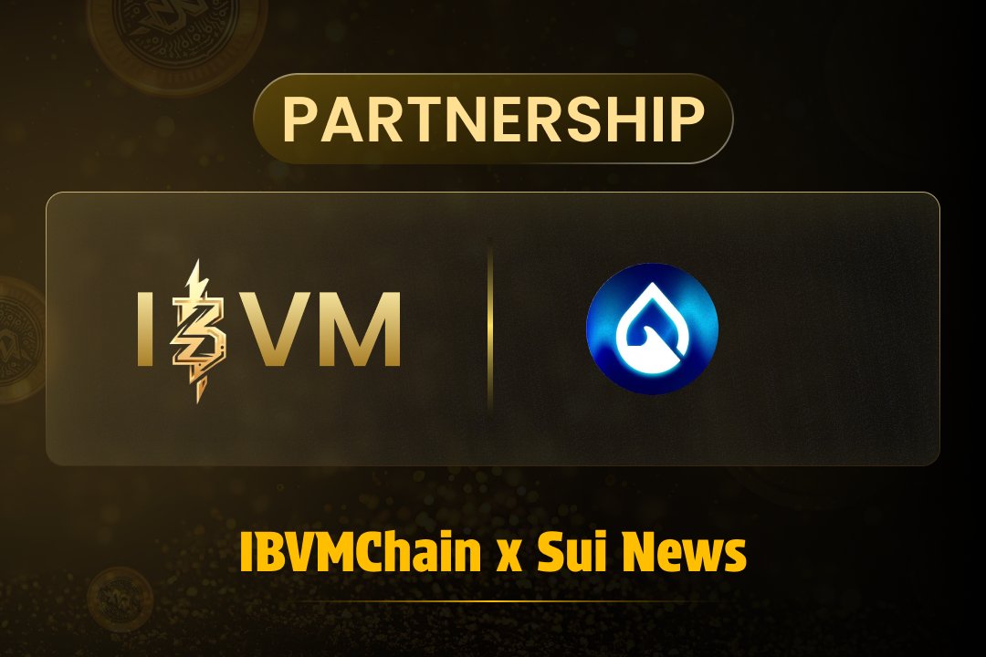 IBVM (@ibvmchain) on Twitter photo π¨ Partnership Announcement π¨
Weβre proud to partner with <a href="/SuiEcoNews/">Sui News</a> β the go-to source for news, alpha, and ecosystem highlights shaping the Sui Network! ππ°
Sui News keeps the community updated on everything from SUI price momentum to breakthrough DeFi projects, and is π¨ Partnership Announcement π¨
Weβre proud to partner with <a href="/SuiEcoNews/">Sui News</a> β the go-to source for news, alpha, and ecosystem highlights shaping the Sui Network! ππ°
Sui News keeps the community updated on everything from SUI price momentum to breakthrough DeFi projects, and is