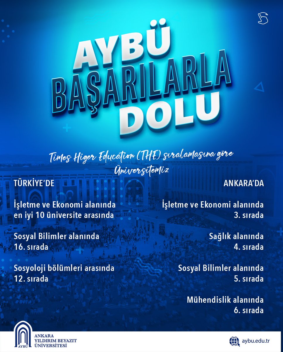 Ankara Yıldırım Beyazıt Üniversitesi tweet media