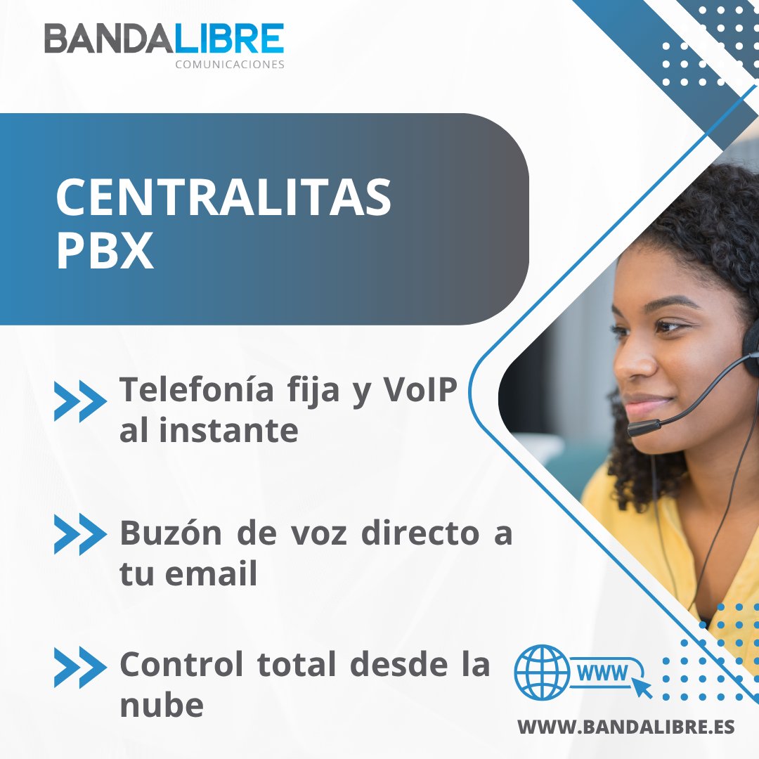 Bandalibrecom's tweet photo. ¿Tu ISP aún usa sistemas de llamadas obsoletos?
Centralitas PBX en la nube = VoIP pro
✔️ Extensiones ilimitadas
✔️ Gestión remota
✔️ Servicio que también puedes revender a empresas
Hazlo eficiente, hazlo escalable.
🔗 https://t.co/mVCR6l1OYO
#PBX #VoIP #ISP #WISP https://t.co/bNILgR3fo8