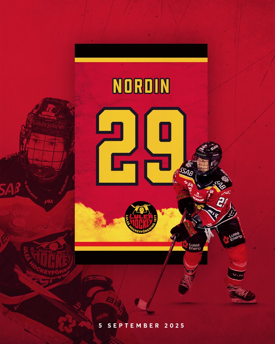 LuleaHockey's tweet photo. Kom och hylla Emma Nordin - som nästa Luleå Hockey Legend - fredag 5 september i Coop Norrbotten Arena. https://t.co/rwe5g7Bk0v https://t.co/WCnFKuOpTI