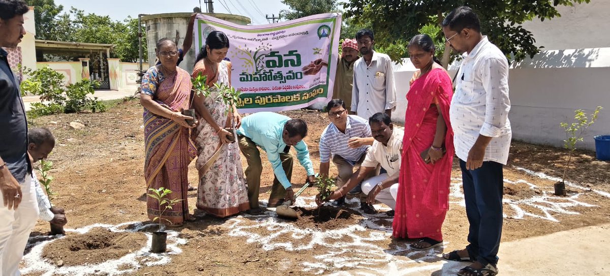 MC_Choutuppal's tweet photo. Choutuppal Municipality-As a part of 100 days activity vanamahotsavam activity conducted and other activity conducted.@MoHUA_India
@RoopaMishra77
@tksreedevi
@cdmatelangana
@SwachhBharatGov
@SBMU_Telangana
@tgmepma
@amrut_MoHUA
@NULM_MoHUA
#TelanganaRising
@Collector_YDR https://t.co/JTFh1PGvuJ