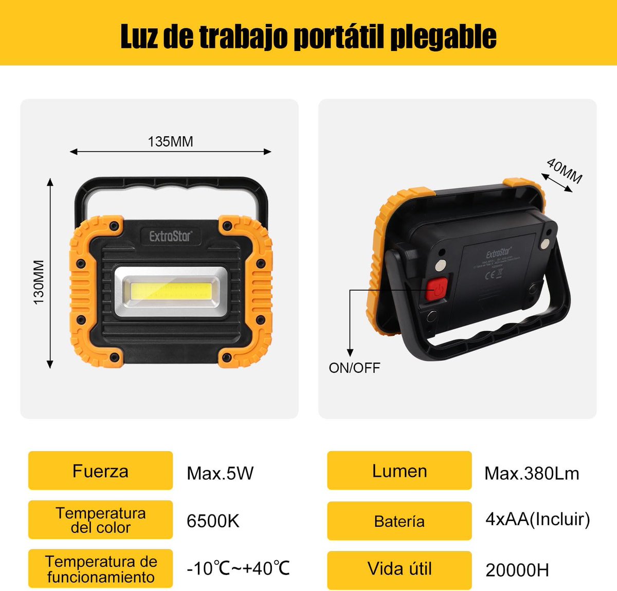 extrastar_es's tweet image. 🔦 ¡Iluminación potente y versátil para cualquier situación! 🔦
🌟 Linterna de Trabajo EXTRASTAR LED - 320LM / 3 Modos 🌟
La herramienta luminosa imprescindible para profesionales y aventureros
🛒extrastar.es 🛒
#HerramientasProfesionales #EXTRASTAR #LinternaLED
