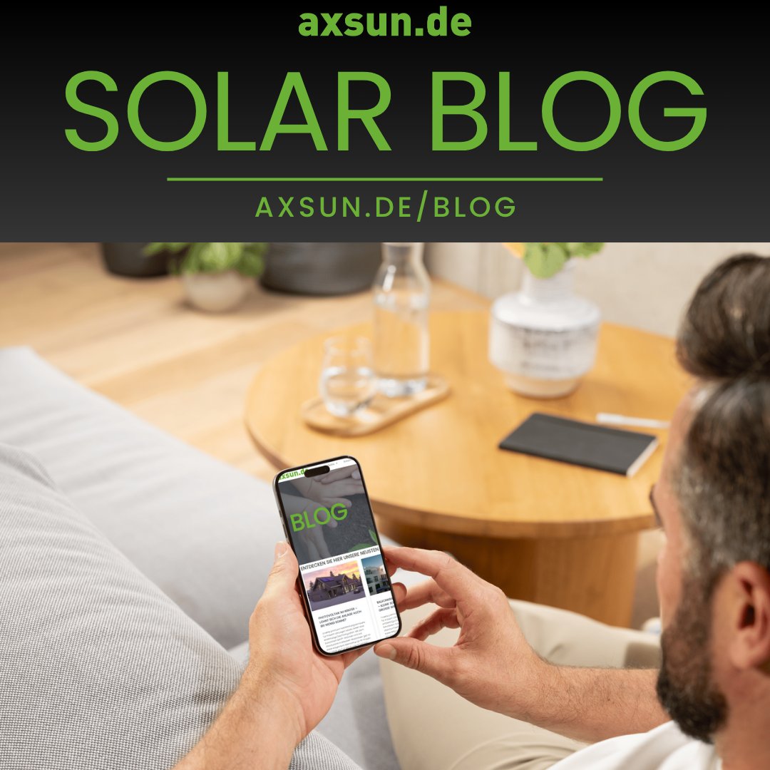 AxSunSolar's tweet image. ☀️ Dein Solar-Wissen auf einen Klick!

➡️ Zum Blog: axsun.de/blog

#AxSunSolar #SolarWissen #Photovoltaik #Energiewende #Solarenergie #Solarnews