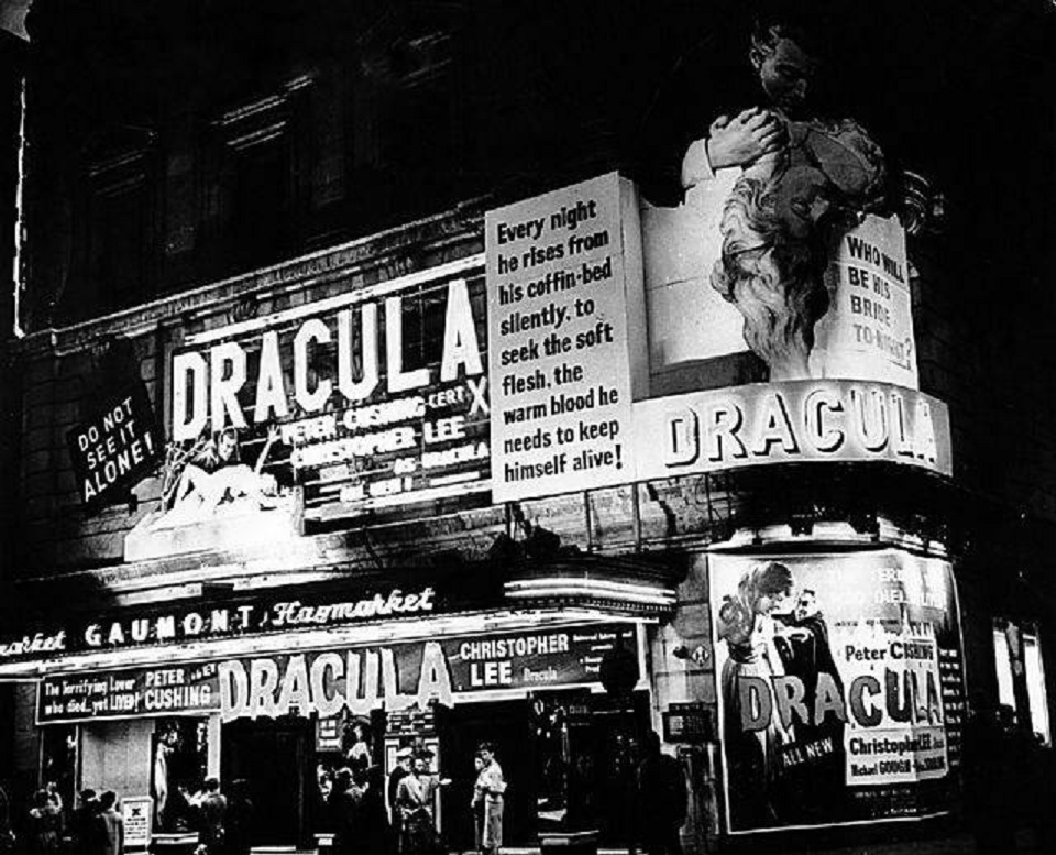 Dracula Premier at London’s Gaumont Haymarket Theater - 1958