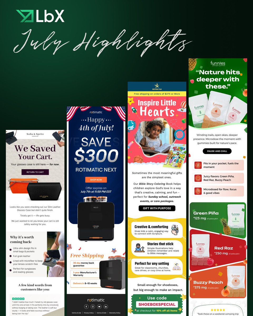 BoxLatitude's tweet image. Designs that look good and perform even better.

Peek into our monthly email roundup and see what’s clicking 📩

🔗 Behance Drop : bit.ly/3JiUGXI

 #EmailMarketing #DesignThatConverts #Behance