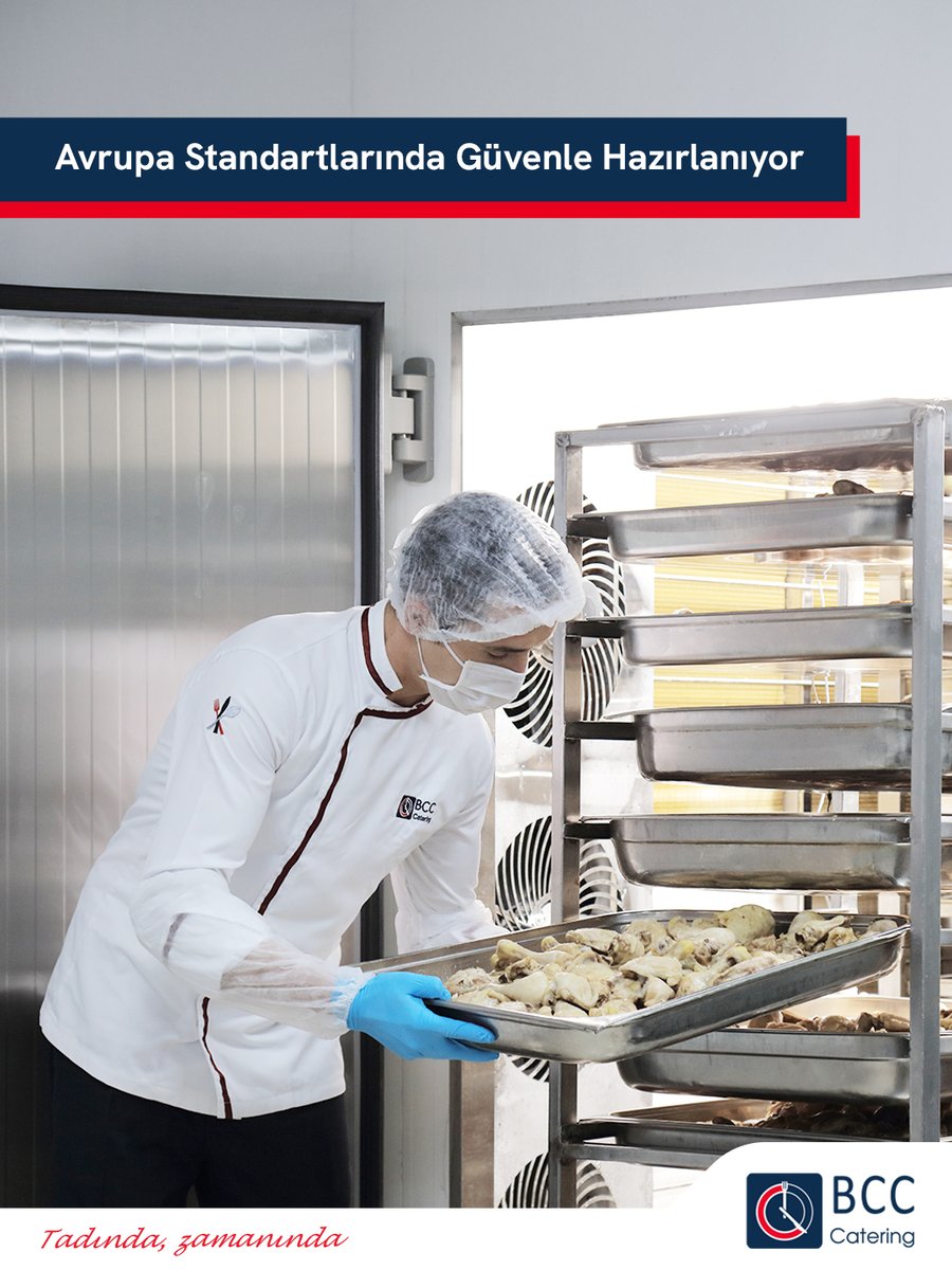 🔬 BCC Catering, günlük 120.000 kuver hizmet sunarken Avrupa standartlarında, teknoloji destekli üretim yapıyor.

🚀 Blast chiller’lı soğutma sistemleri ile lezzeti ‘tadında’ saklıyoruz.

Her lokmada güven, her tabakta kalite!

#topluyemekhizmeti #Catering #BCCCatering