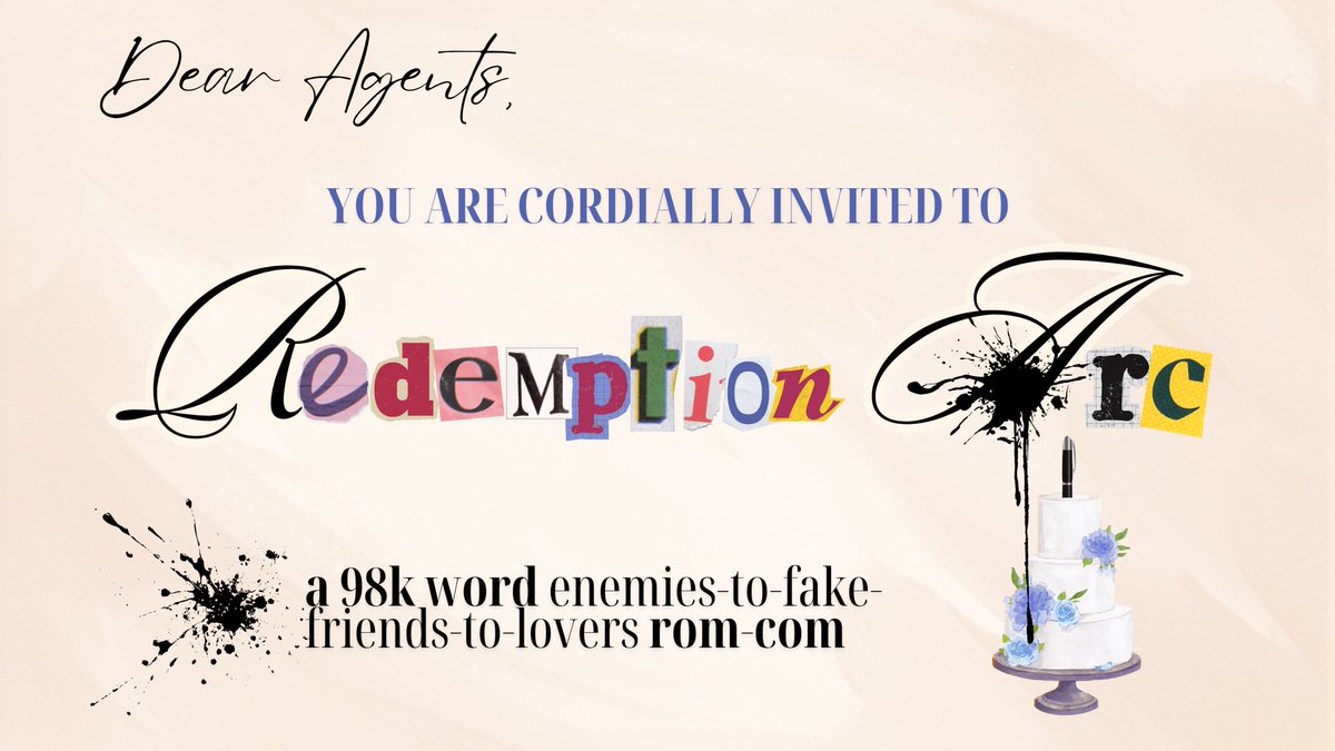 ellaangeric's tweet image. hii #questpit my #agentguide is here! Step inside REDEMPTION ARC, a rom-com with women&apos;s fiction crossover

 🖊️ Enemies-to-fake-friends-to-lovers
 🖊️ Witty banter
 🖊️ Palpable sexual tension
 🖊️ Compounding secrets
 🖊️ Strong emphasis on friendship
#Q #R #A