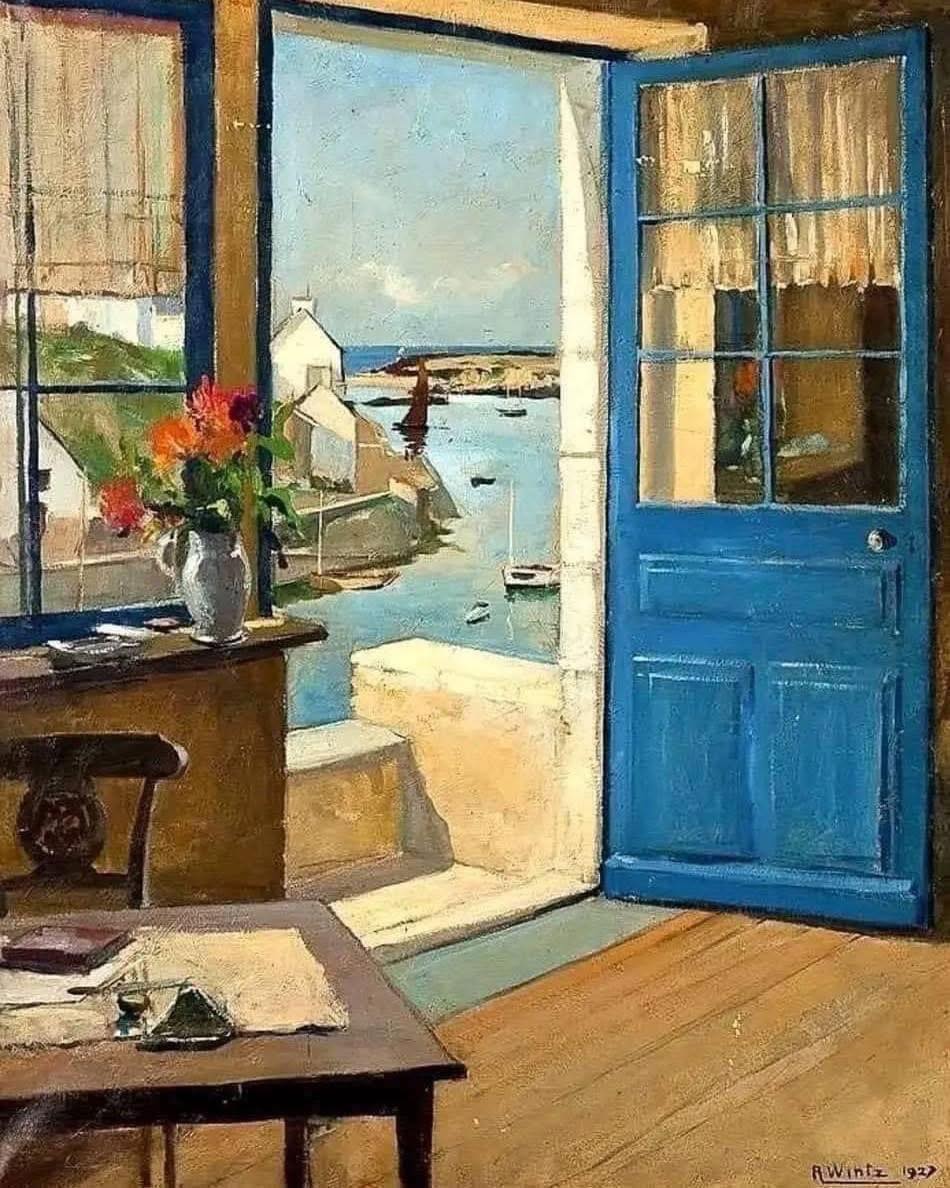 Joseph Raymond Wintz - The Blue Door, 1927.