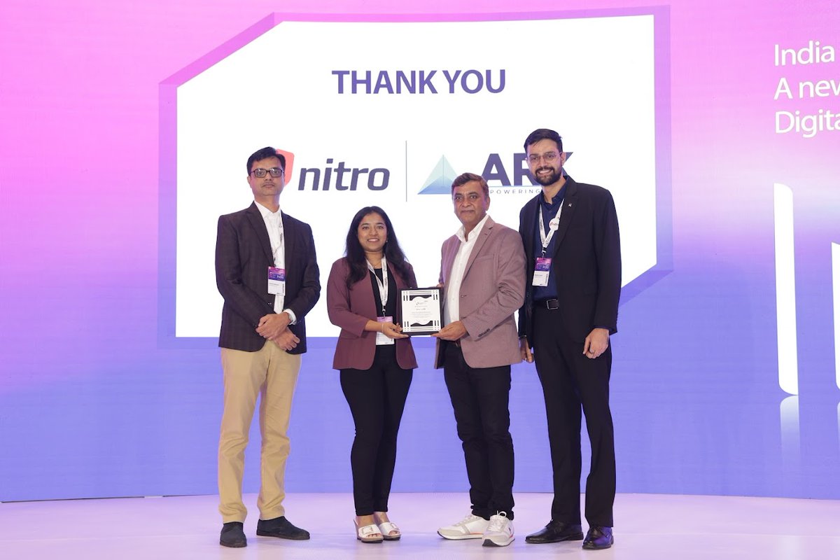 ExpComputer's tweet image. We, at #ExpressComputer, would like to express our sincere gratitude to #NitroSoftware - @arkinfosolution for extending your support to the 38th edition of #TechSabha held in August 2025 at Jaipur | Presented by @Oracle_India - @AMDIndia

@srikrp @NivedanPrakash @H_Y_DESAI…