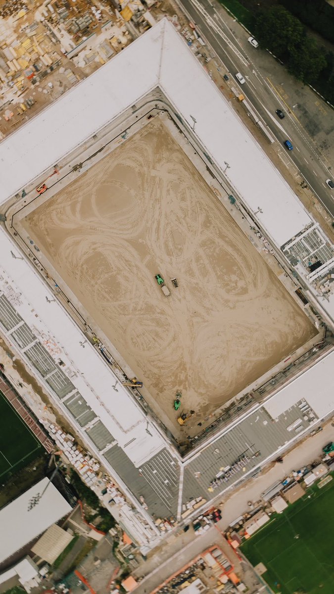 Sky view from AIL Arena, Lugano.
PRATO PERFETTO is coming…🌱