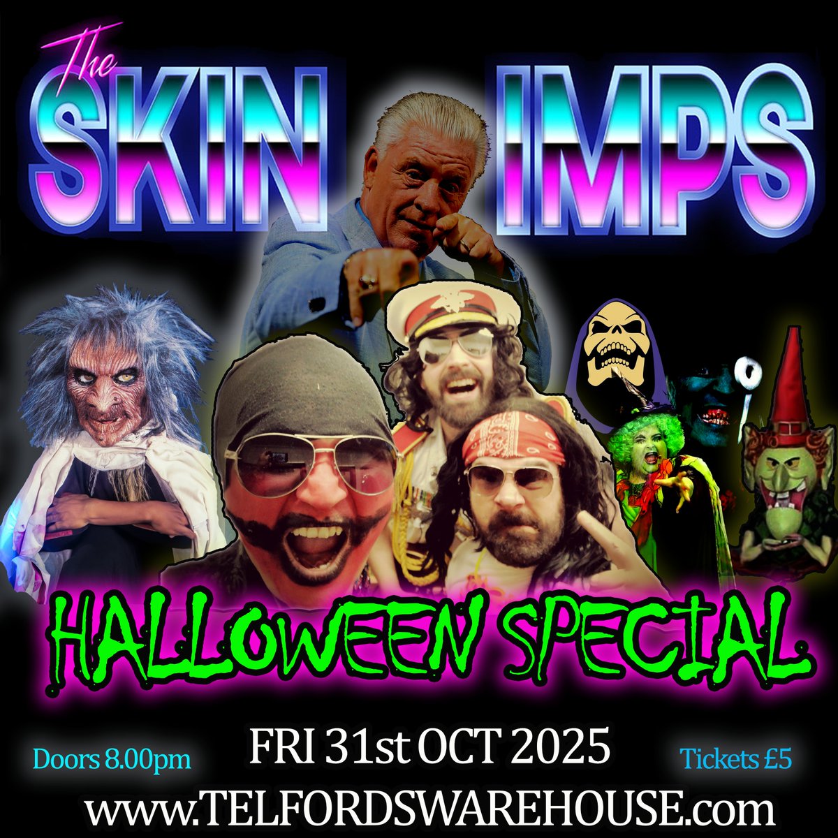 MARY STILL LOVES DICK.
The Skin Imps return to put the willies up you once again. It's a Halloween special. It's a séance. It's the best night of your lives. Costumes and knickers optional.
seetickets.com/event/the-skin…