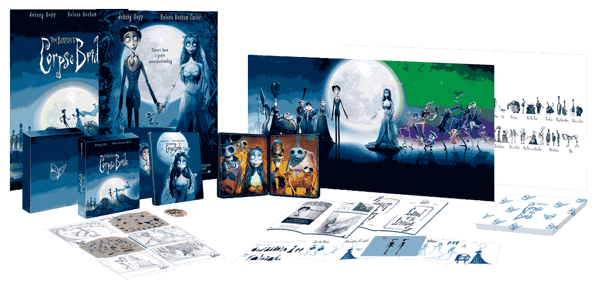 ¡Por fin lo podemos anunciar! 🥳Para celebrar el 20º aniversario de "La Novia Cadáver" de Tim Burton llegará esta edición coleccionista limitada por primera vez en 4K Ultra HD el 26 de septiembre. Pronto os avisamos de su preventa.