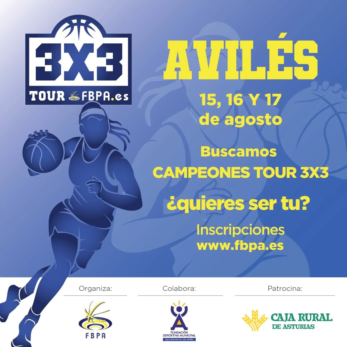 TOUR 3X3 FBPA 2025 // <a href="/AytoAviles/">AytoAvilés</a>  // <a href="/CentroNiemeyer/">Centro Niemeyer</a>  // <a href="/FBPA_asturias/">Federación de Baloncesto Pdo. de Asturias</a> 

docs.google.com/forms/d/e/1FAI…

|| #cdcosanuesa || #cosanuesa || #garmat || #garmataviles || #deporteadaptado || #deporteinclusivo || #BSR || #fundaviteam || #fundavi || #avilés ||
<a href="/cosanuesa/">Cosa Nuesa</a> 
<a href="/GarmatOrtopedia/">GARMAT Ortopedia y Ayudas Técnicas</a>