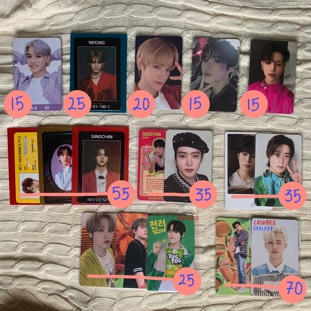 jajanaloona's tweet photo. ‼️UPDATE‼️

help me to find them a new home🥲🥹

°º¤ want to sell / wts / lfb

PC NCT 127 DREAM WAYV

♧ shopee, exc adm
♧ nego, inc packing
♧ jogja

photocard dom ready ina chenle jungwoo xiaojun jaemin taeyong renjun ten kun yuta shotaro sungchan jaehyun doyoung treasure https://t.co/PHw2cyBBCR