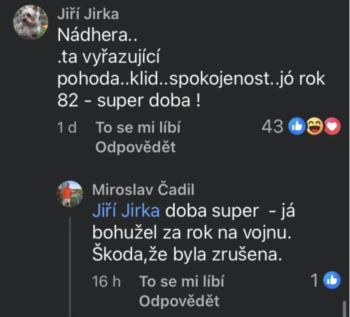 Tak chtěl na tu vojnu nebo ne?
