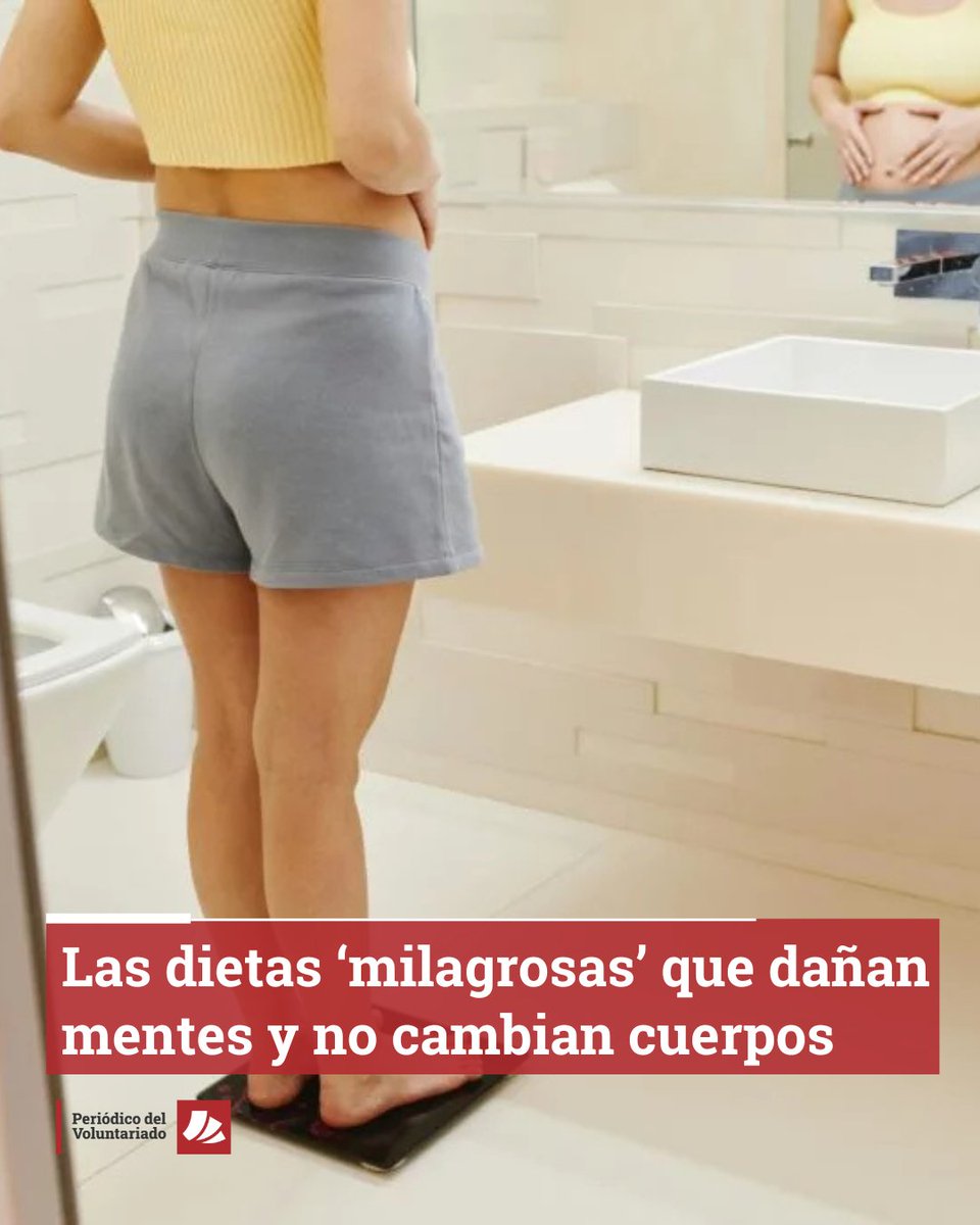 ⚠️ La obsesión de parte de la sociedad por encajar en comunidad siguiendo normas no escritas es la primera trampa para caer en las "#dietasmilagrosas”.

🗞️ Lee de nuevo este reportaje: elperiodicodelvoluntariado.com/las-dietas-mil…
