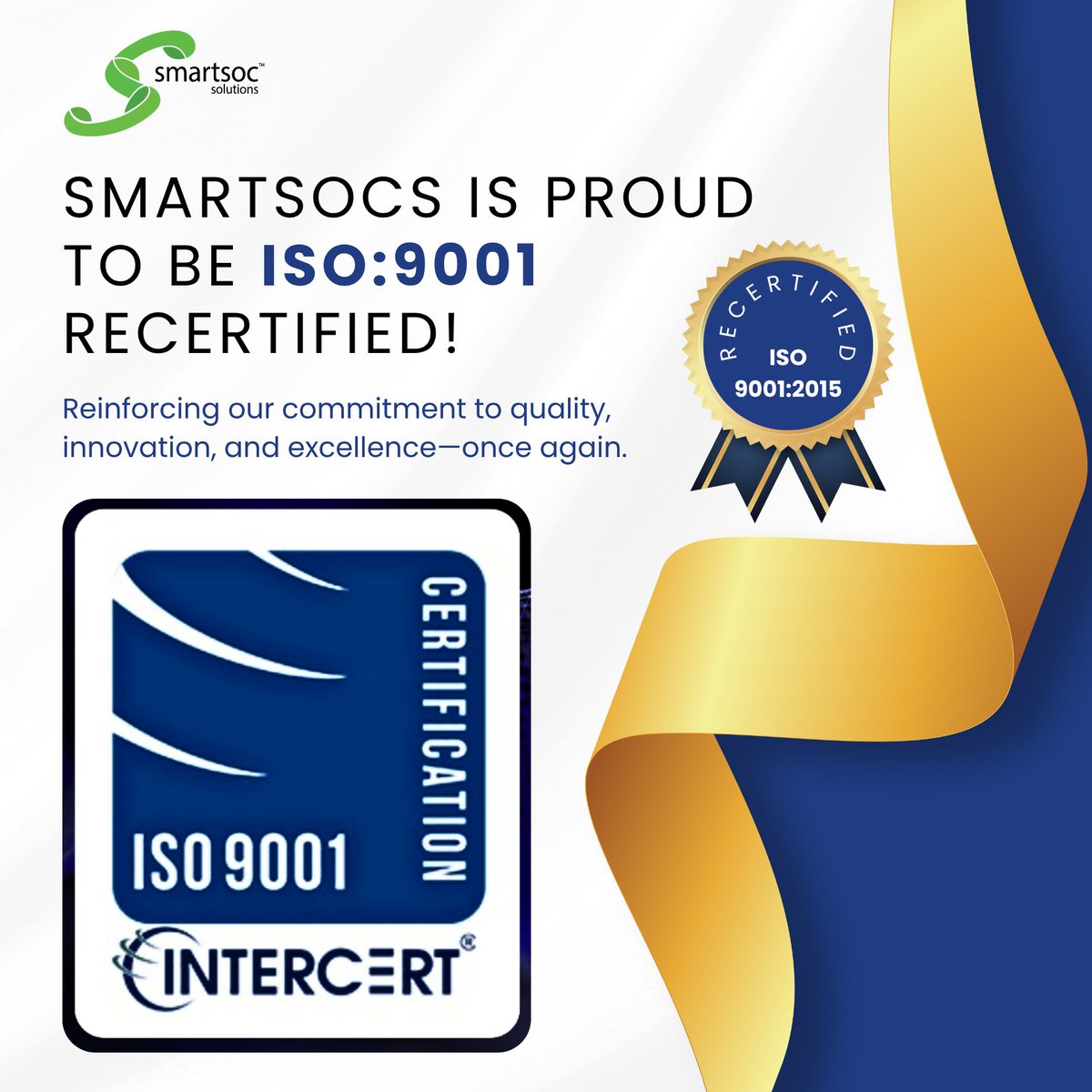 SmartSoC Solutions (@smartsocs) on Twitter photo ๐ค๐๐ฎ๐น๐ถ๐๐ ๐๐ต๐ฎ๐ ๐๐ฝ๐ฒ๐ฎ๐ธ๐ ๐ณ๐ผ๐ฟ ๐ถ๐๐๐ฒ๐น๐ณ!
Proud to share that SmartSoCs is now ISO 9001:2015 recertifiedโreaffirming our commitment to excellence, precision, and trust.
#SmartSoCs #ISO9001 #QualityFirst #BuiltOnTrust #ExcellenceInExecution ๐ค๐๐ฎ๐น๐ถ๐๐ ๐๐ต๐ฎ๐ ๐๐ฝ๐ฒ๐ฎ๐ธ๐ ๐ณ๐ผ๐ฟ ๐ถ๐๐๐ฒ๐น๐ณ!
Proud to share that SmartSoCs is now ISO 9001:2015 recertifiedโreaffirming our commitment to excellence, precision, and trust.
#SmartSoCs #ISO9001 #QualityFirst #BuiltOnTrust #ExcellenceInExecution