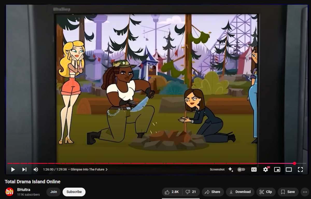 I was watching that long BHUltra vid on Total Drama online stuff and AMELIE PIERRE JUMPSCARE !!!