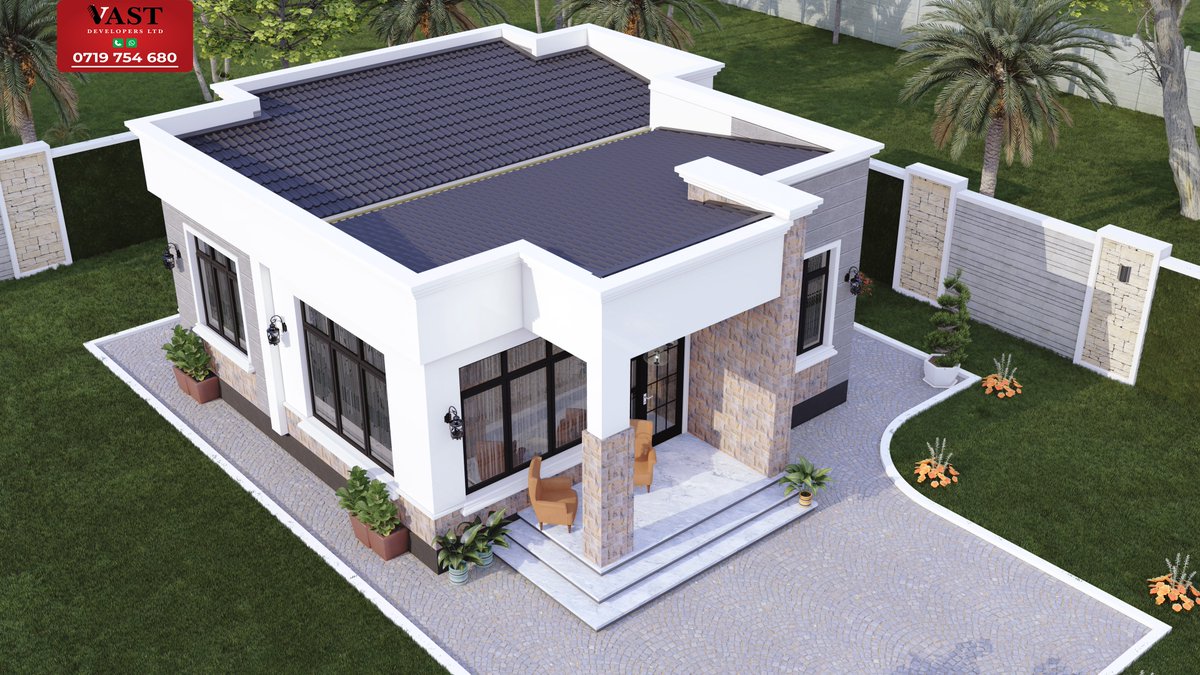 vastbuildersltd's tweet photo. 2 BedRoom Hidden Roof Bungalow. 

DESIGN &amp; BUILD:  VAST Builders Ltd
📳Call/WhatsApp:  0719 754680     #tujengesimba https://t.co/kAEkfNakOR