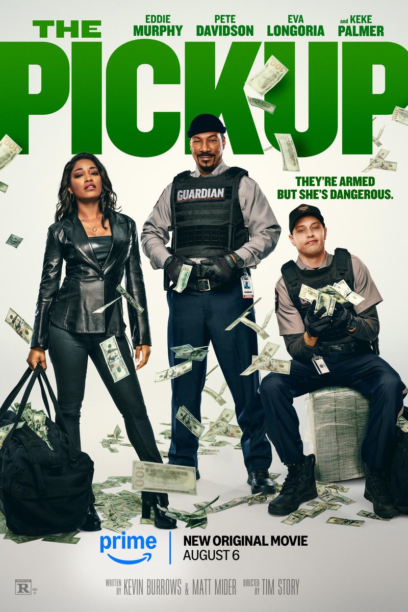 CinemaRareIN's tweet photo. A routine cash pickup spirals into chaos when mismatched drivers Russell and Travis are ambushed, forcing them to team up with savvy mastermind Zoe to survive the heist of a lifetime.
#ThePickup (2025) by #TimStory, now streaming on @PrimeVideoIN. https://t.co/x19OloQz0T
