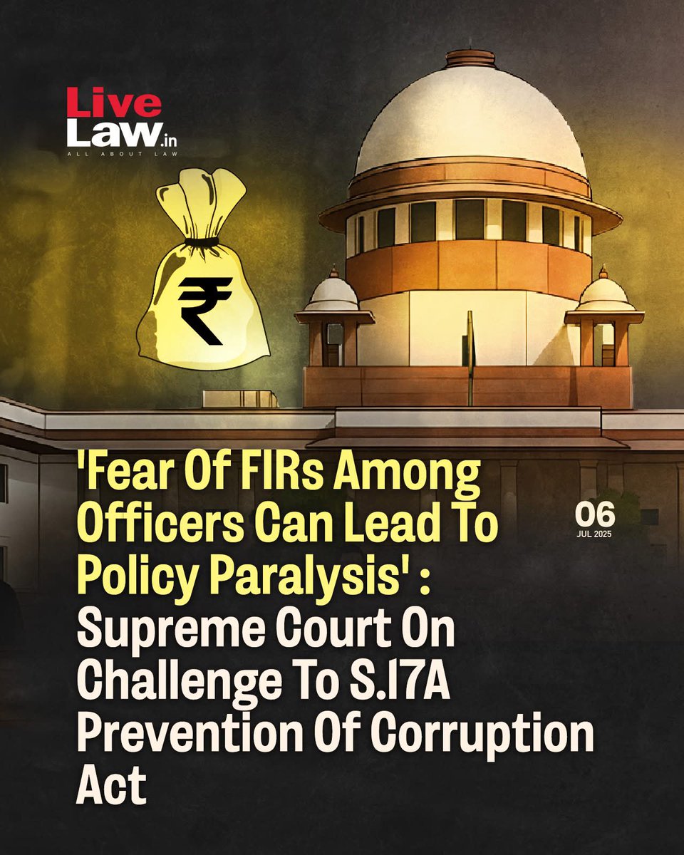 BibhasDas9's tweet image. There cannot be a Damocles Sword hanging over honest officers, the Court remarked during the hearing.

Read more: t.ly/zRVQq
#SupremeCourt #PreventionofCorruptionAct #PCAct