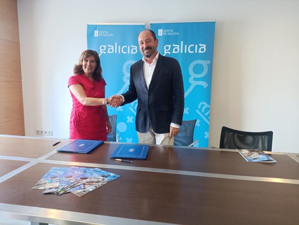 📢 O Concello de Viveiro e a Xunta de Galicia asinan un convenio para impulsar a promoción turística e cultural.

🤝 A alcaldesa Mariña Gueimunde recibiu hoxe a Xosé Manuel Merelles, director da Axencia Galega de Turismo.

ℹ️ Máis info: 🔗 goo.su/Uw83ICJ