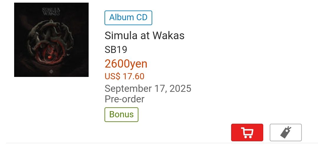 Bretman Stone⁵ 🍎 (@sbretmanstone) on Twitter photo JUST IN: SB19’s “Simula at Wakas” physical album is now available in Japan!
They are the FIRST AND ONLY P-POP GROUP to release a physical album for sale in the country.
Official release date: September 17, 2025.
LINK: cdjapan.co.jp/product/SICP-6…
<a href="/SB19Official/">SB19 Official</a> | #SB19 JUST IN: SB19’s “Simula at Wakas” physical album is now available in Japan!
They are the FIRST AND ONLY P-POP GROUP to release a physical album for sale in the country.
Official release date: September 17, 2025.
LINK: cdjapan.co.jp/product/SICP-6…
<a href="/SB19Official/">SB19 Official</a> | #SB19