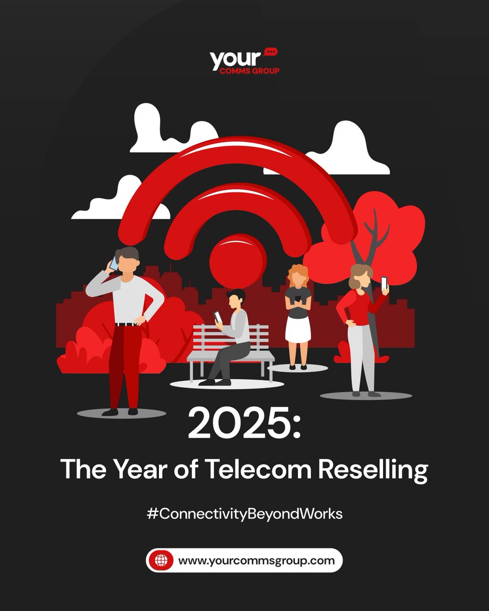 Discover why 2025 is the perfect time to launch your telecom business. 
Learn how Your Comms Group makes it easy. Read more: hubs.la/Q03BtzMN0 

#TelecomBusiness #ResellerLife #YCGPartner