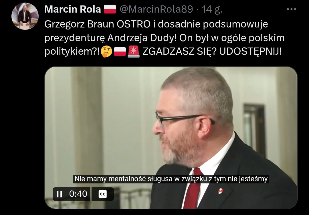 Rodacy Kamraci #BRAUN2025 (@rodacy_kamraci_) on Twitter photo Potężny <a href="/GrzegorzBraun_/">Grzegorz Braun</a> wbił się na pełnej kurwie do Sejmu mimo "zakazu" i pięknie ora ukraińskiego wiceprezydenta Andrija Dudarenko 😁
Tak trzymać Panie pośle 😎💪👍 Potężny <a href="/GrzegorzBraun_/">Grzegorz Braun</a> wbił się na pełnej kurwie do Sejmu mimo "zakazu" i pięknie ora ukraińskiego wiceprezydenta Andrija Dudarenko 😁
Tak trzymać Panie pośle 😎💪👍