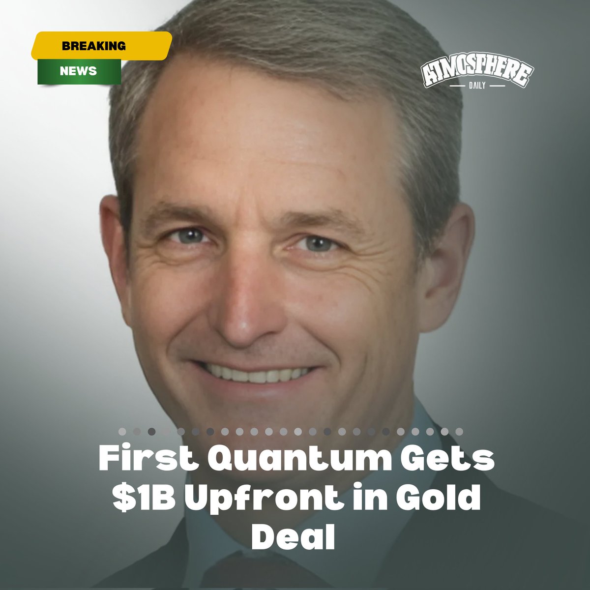 First Quantum Gets $1B Upfront in Gold Deal 

On August 5, 2025, First Quantum Minerals Ltd. announced a major $1 billion agreement with RGLD Gold AG, a company owned by Royal Gold. This new deal is tied to the Kansanshi Mine in Zambia, which is one of First Quantum’s biggest