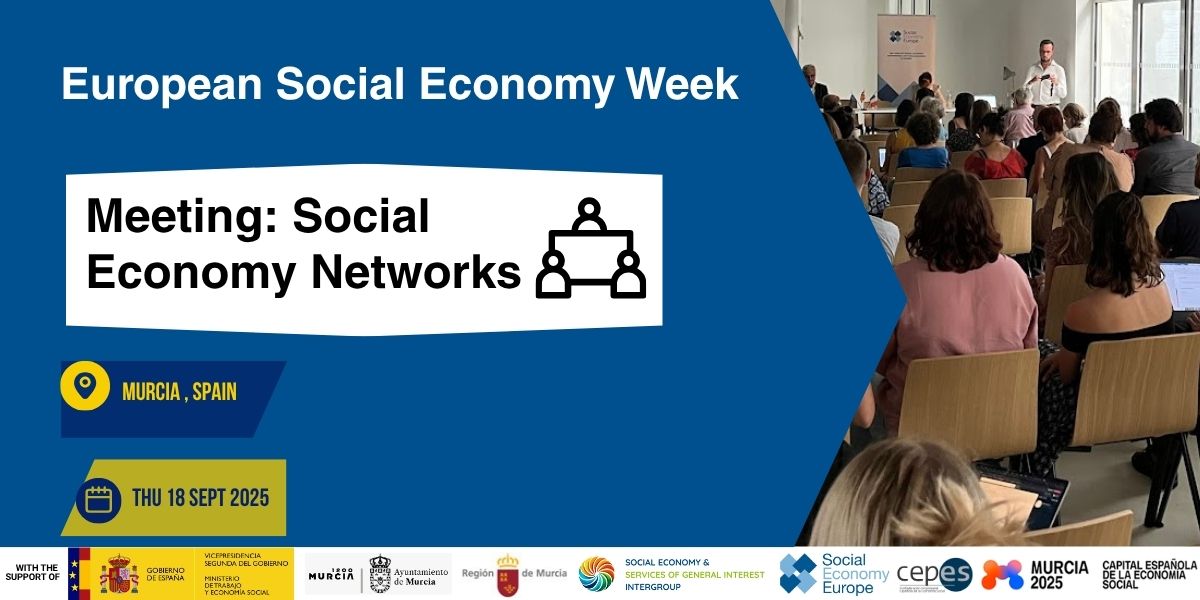 Attention #SocialEconomy networks!

You're invited to join us in Murcia at our SE European Summit meeting of network representatives.

Connect with other orgs, share your insights, and boost collaboration for the years ahead.

📅 Learn more &amp; register: socialeconomy.eu.org/event/meeting-…
