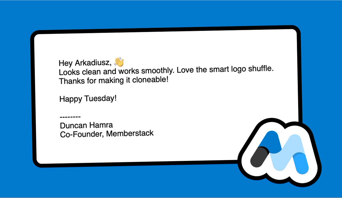 Arkadiusz Palki (@arkadiuszpalki) on Twitter photo I used to think visibility was overrated.
But after just 1 week of showing up daily on X:
→ 2 leads asking if I’m open to work
→ a direct email from <a href="/DuncanHamra/">Duncan Hamra</a> (CEO <a href="/memberstack/">Memberstack</a> 💙)
→ a like from <a href="/guidorosso/">Guido Rosso</a> (CEO <a href="/rive_app/">Rive</a>) on an old campaign I built with their tool
That’s I used to think visibility was overrated.
But after just 1 week of showing up daily on X:
→ 2 leads asking if I’m open to work
→ a direct email from <a href="/DuncanHamra/">Duncan Hamra</a> (CEO <a href="/memberstack/">Memberstack</a> 💙)
→ a like from <a href="/guidorosso/">Guido Rosso</a> (CEO <a href="/rive_app/">Rive</a>) on an old campaign I built with their tool
That’s