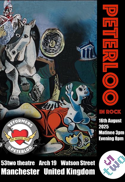 🚨COMING SOON!🚨 

#IvannaDrink of #DragRaceDownUnder brings an hour of spectacular #Cabaret! 

#Revenant, an award winning one man show is visceral, frightening &amp; oft funny! 

#PeterlooInRock from want to tell of this #Mcr atrocity in rock! 💙💜 

🎟️53two.com/whatson