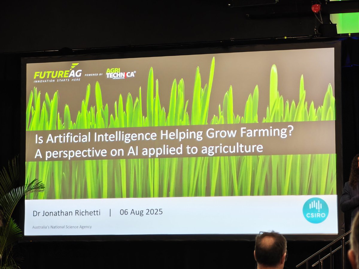 Technology theme for late afternoon at #FutureAg