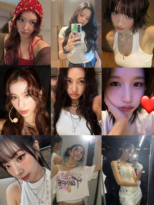 Twice most recent selfies