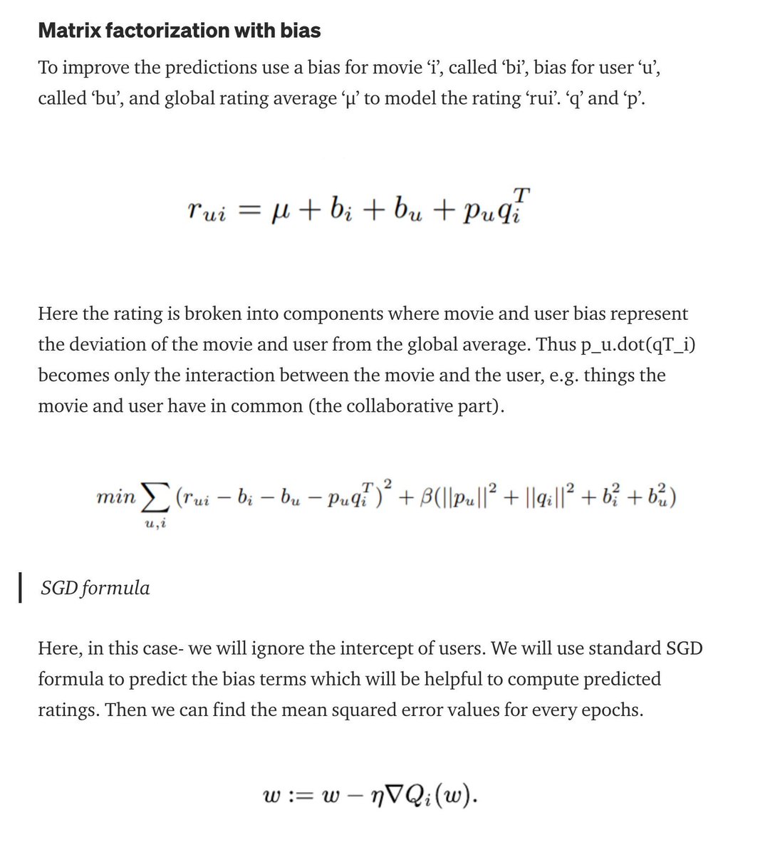 gp_pulipaka's tweet image. Collaborative Filtering of #RecSys and SGD Optimizer (CB)! #BigData #Analytics #DataScience #AI #MachineLearning #IoT #IIoT #Python #RStats #TensorFlow #JavaScript #ReactJS #CloudComputing #Serverless #Linux #Programming #Coding #100DaysofCode  
geni.us/SGDOptimizer