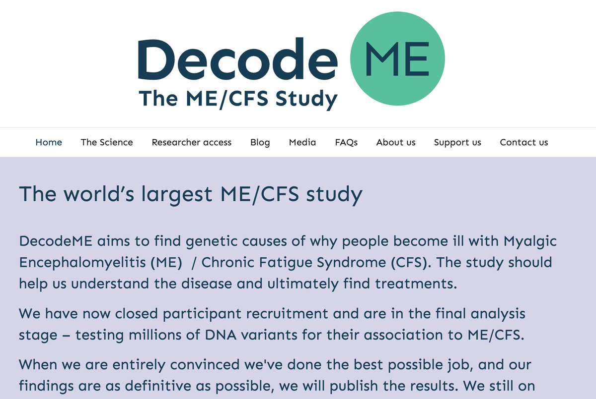 1) Today's a special day as the ME/CFS community is looking forward to the release of the DecodeME results at 7 PM (British Summer Time).

Here are some thoughts about what we might expect.
