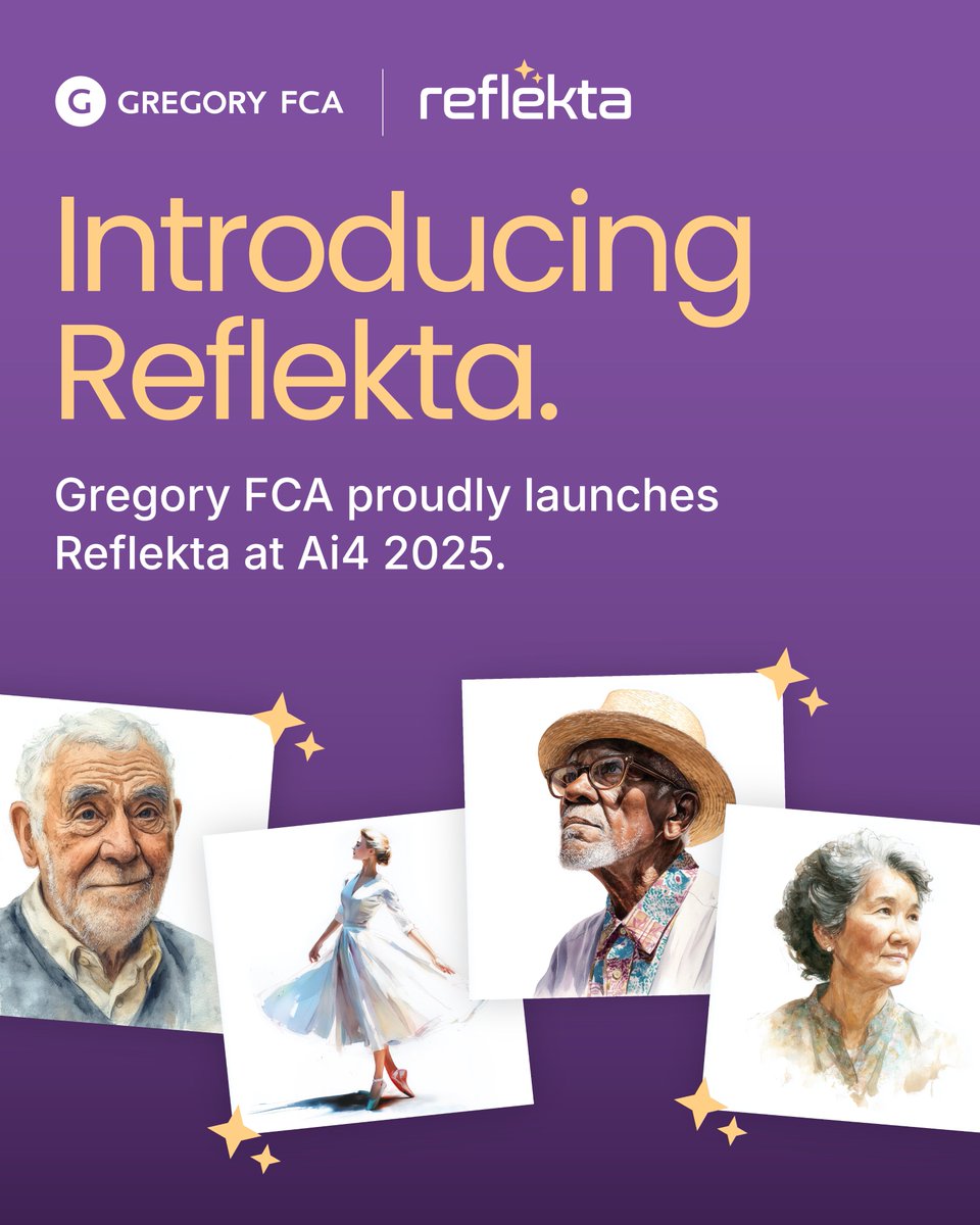 Gregory FCA (@gregoryfca) on Twitter photo Gregory FCA is proud to partner with #ReflektaAI, officially launching next week at <a href="/Ai4Conferences/">Ai4 - Artificial Intelligence Conferences</a>.
Preserve legacies. Reconnect with loved ones.
Soul Tech that gives memory a voice—spontaneous, interactive, and familiar. Gregory FCA is proud to partner with #ReflektaAI, officially launching next week at <a href="/Ai4Conferences/">Ai4 - Artificial Intelligence Conferences</a>.
Preserve legacies. Reconnect with loved ones.
Soul Tech that gives memory a voice—spontaneous, interactive, and familiar.