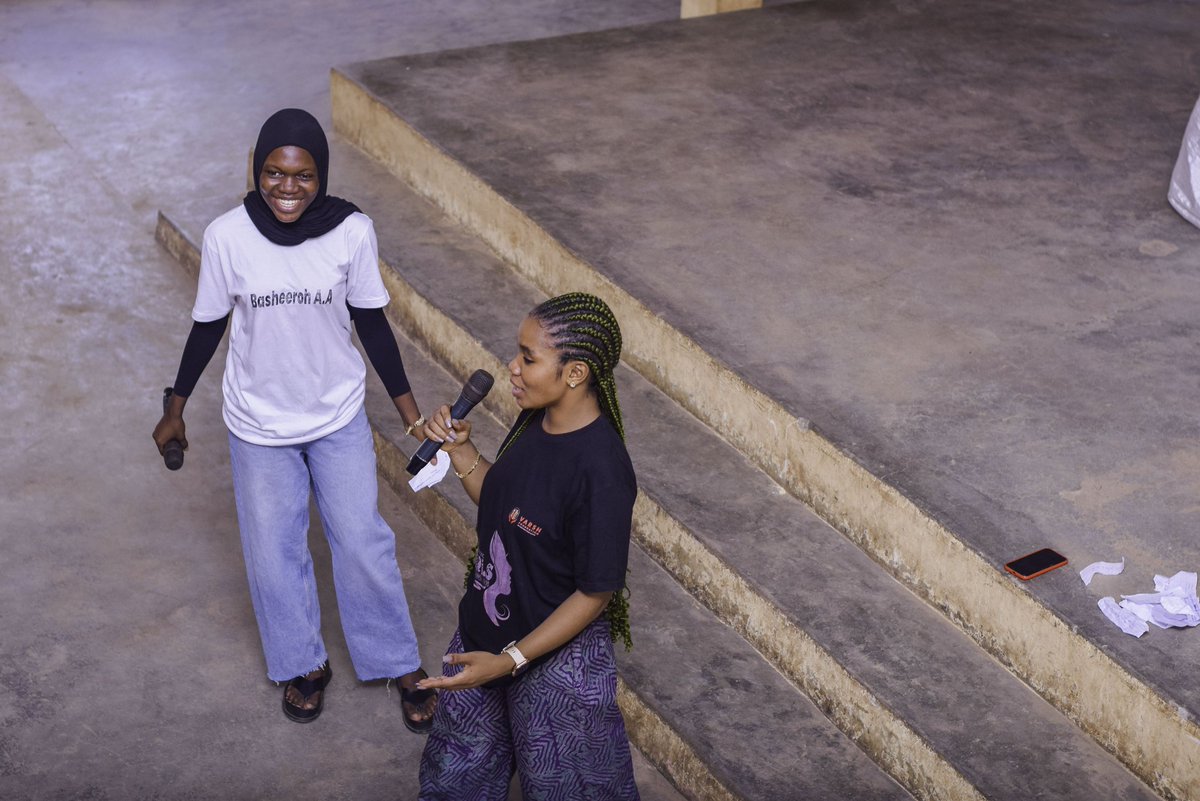 Our passionate Team Lead and girls' advocate, <a href="/SalvationGrace_/">TheSalvationGrace👑💚💥🙌🏻</a> leading the conversation and answering questions with so much energy and heart. 💛
#RedDOTgist#VARSHCampaigns #GirlsLeadership