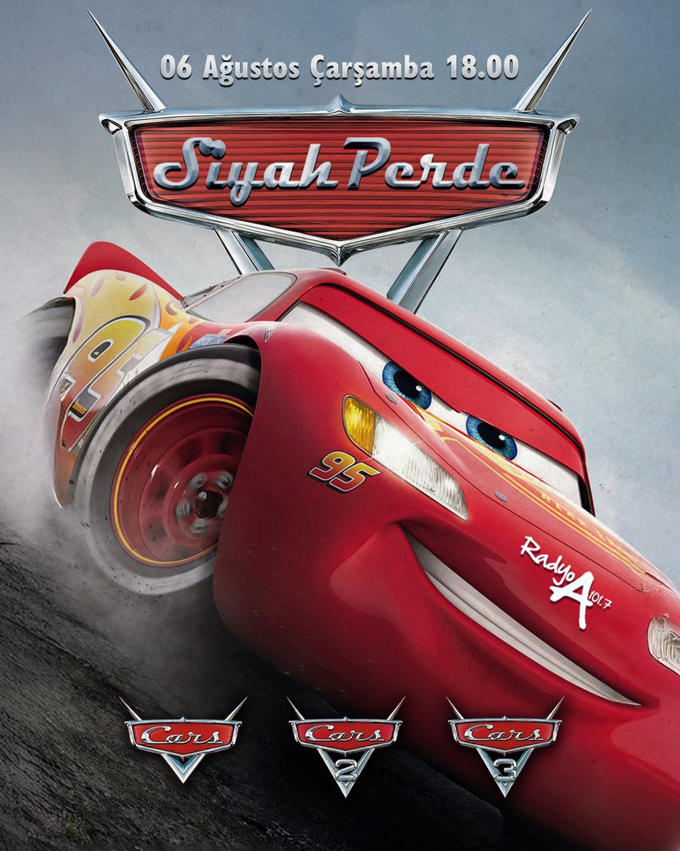 Siyah Perde programında bugün “Cars” serisi hakkında konuşulacak. 

Siyah Perde, her Çarşamba saat 18.00'de 101.7 Radyo A'da 🎞

🔗Canlı yayını dinlemek için: radyoa.anadolu.edu.tr/dinle/web/